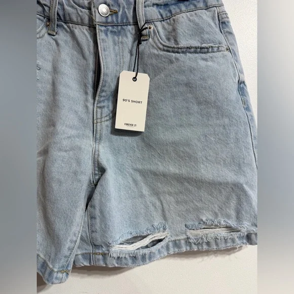 Forever 21 90s Jean shorts - Picture 2 of 5